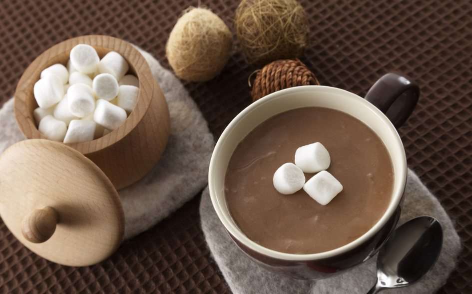 Un bon chocolat chaud puzzle online ze zdjęcia