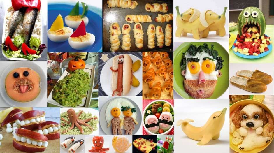 Funny Food puzzle online