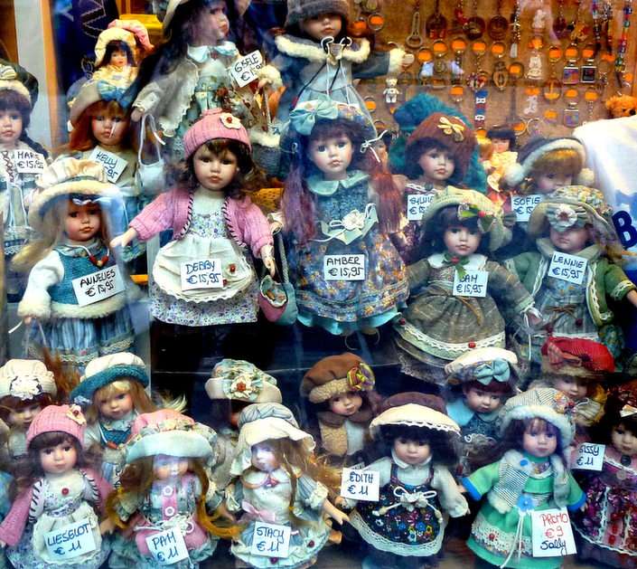 Belgijskie lalki puzzle online ze zdjęcia