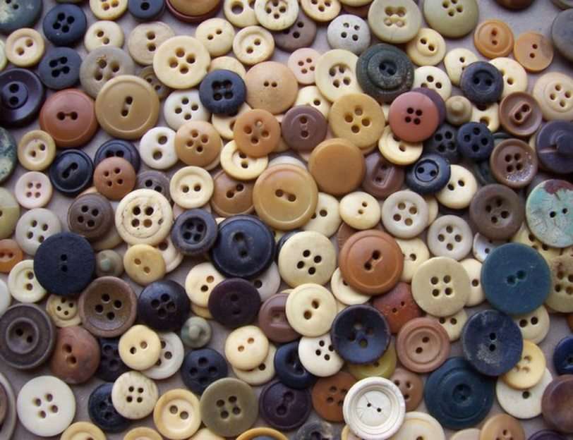 Vintage guziki puzzle online ze zdjęcia