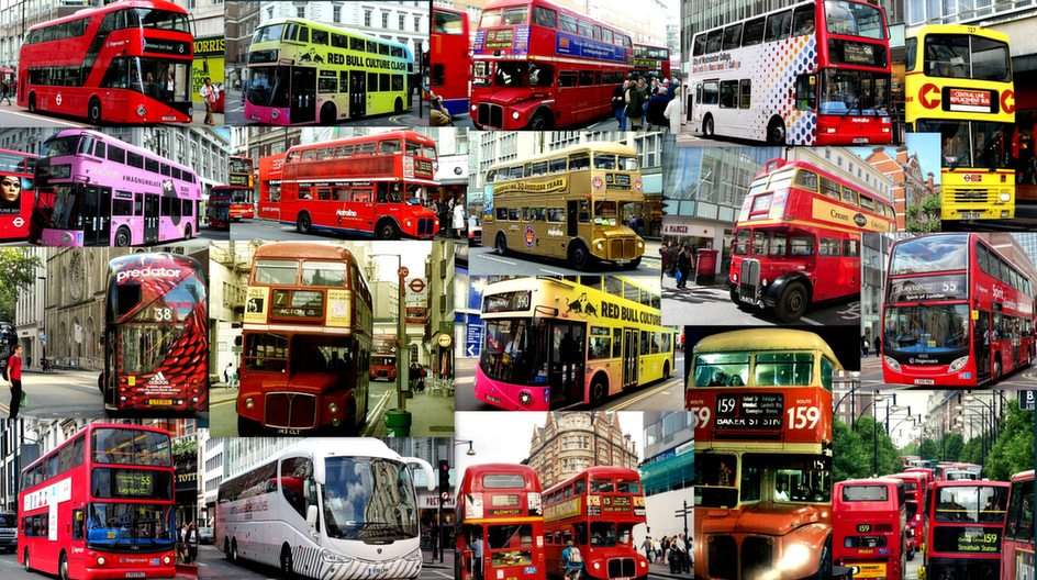 Londyńskie autobusy 2 puzzle online