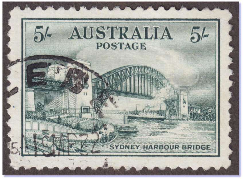 Australia 1932 5 / - Most Sydney Harbour puzzle online