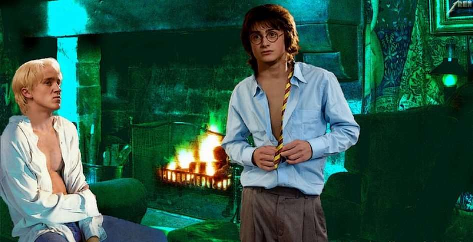 Harry i Draco puzzle online ze zdjęcia