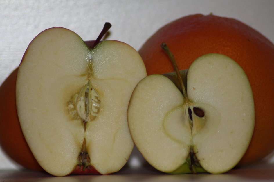 jabłka w przekroju puzzle