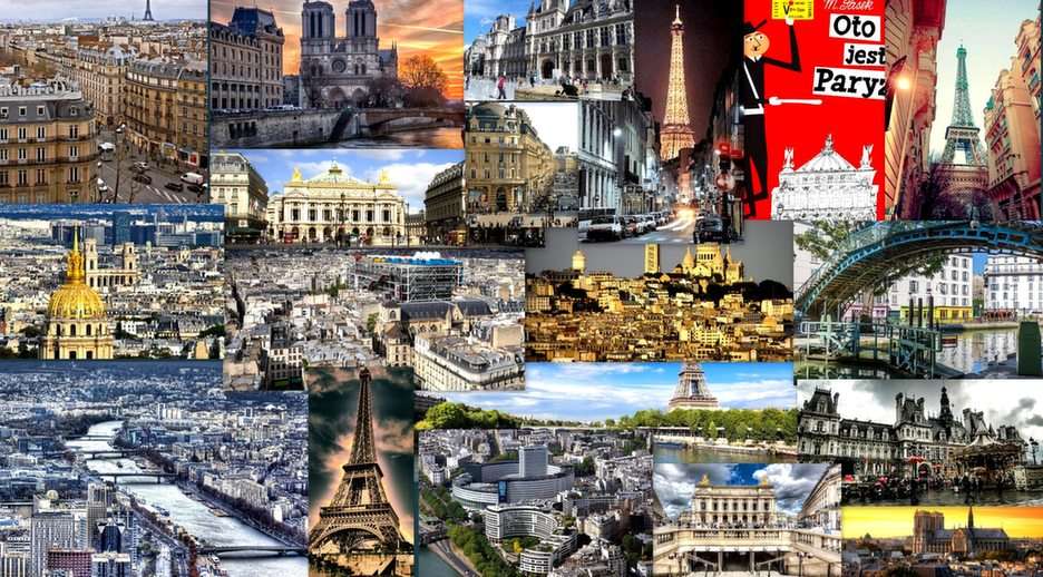Paryż puzzle online ze zdjęcia