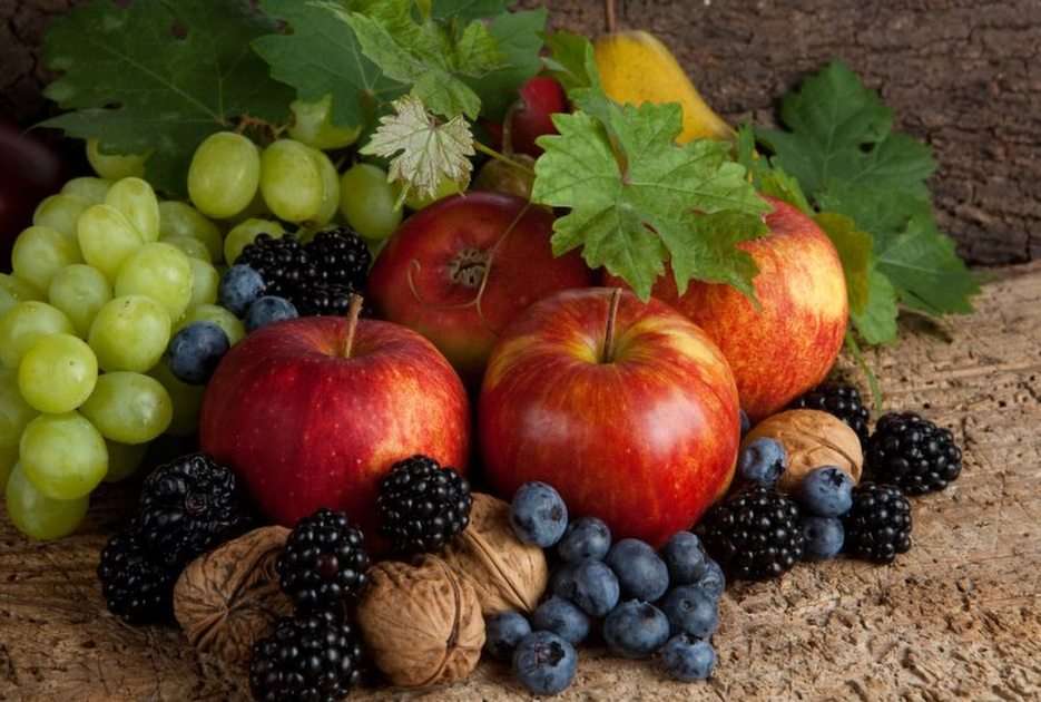 owoce i warzywa puzzle online ze zdjęcia