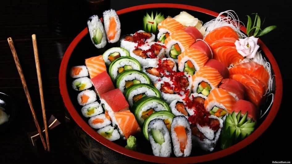 Sushi puzzle online ze zdjęcia