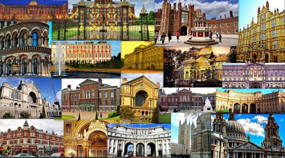 Londyn-pałace puzzle ze zdjęcia