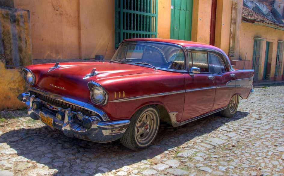 chevrolet_old_retro_cars_car_cuba puzzle online ze zdjęcia