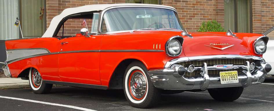 Chevrolet-Bel-Air-Red- puzzle online