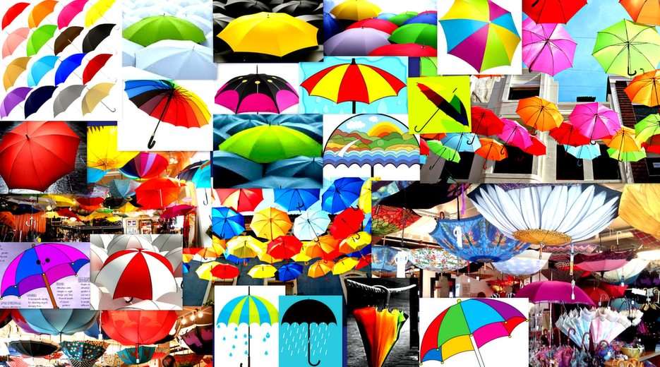 Parasolki puzzle online ze zdjęcia