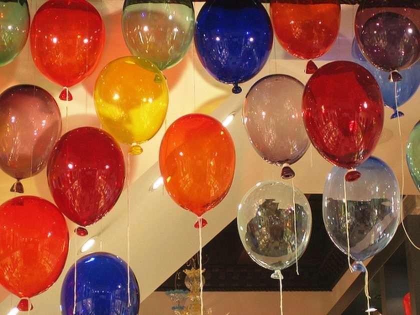 globos de cristal de murano puzzle online ze zdjęcia