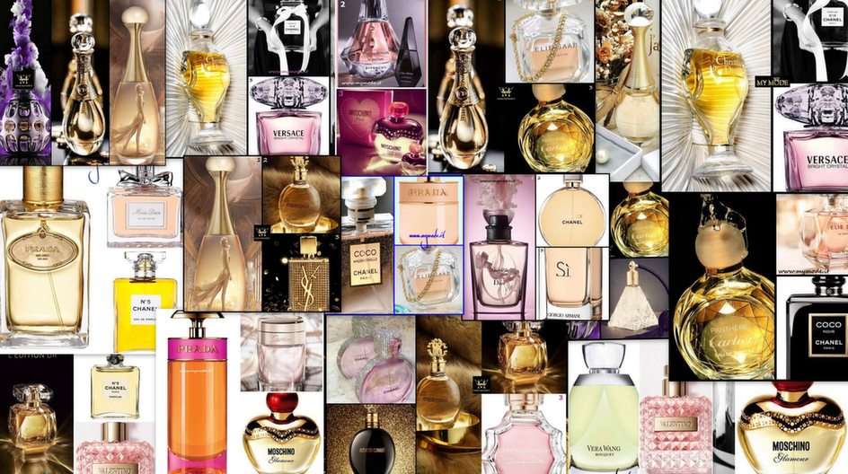Perfumy puzzle online ze zdjęcia