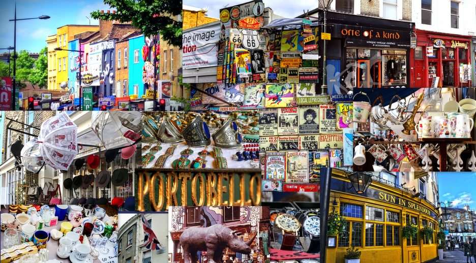 Londyn-Notting Hill puzzle online ze zdjęcia