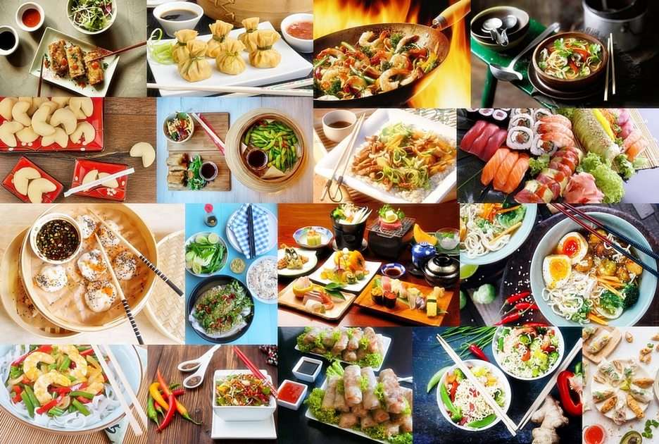Azjatycka kuchnia puzzle online ze zdjęcia