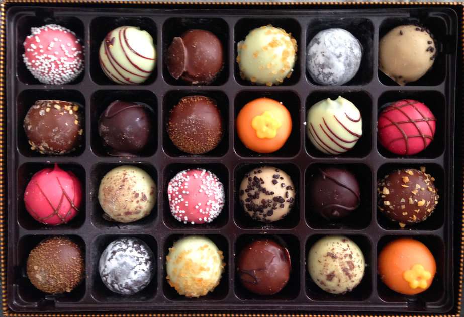 Trochę więcej czekolady puzzle online ze zdjęcia