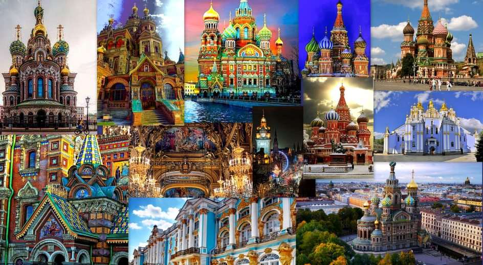 Rosja- cerkwie puzzle