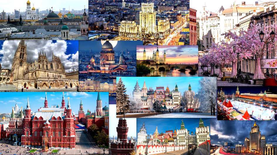 Moskwa puzzle online ze zdjęcia