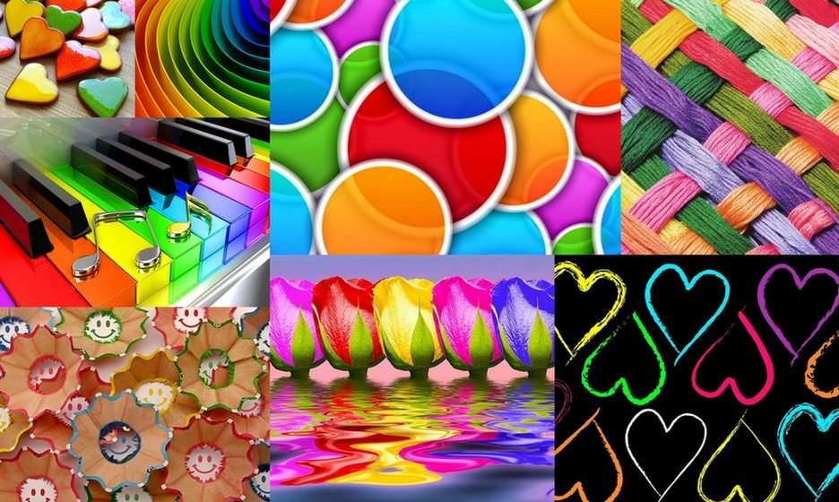 Kolorowy misz-masz puzzle online
