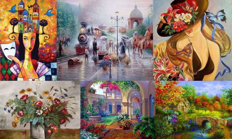 Malarstwo puzzle online ze zdjęcia