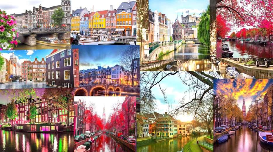 Amsterdam puzzle online ze zdjęcia