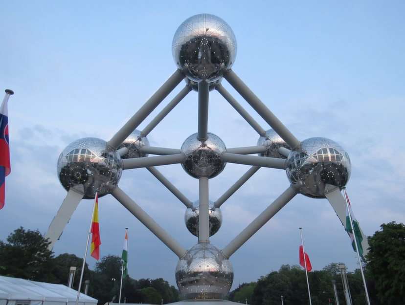 Atomium - Bruksela puzzle online ze zdjęcia