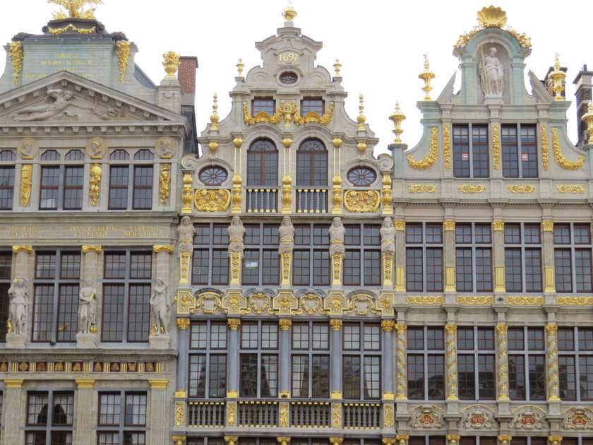 Kamienice na Wielkim Placu w Brukseli puzzle online