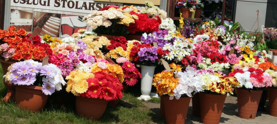 kwiaciarnia puzzle online ze zdjęcia