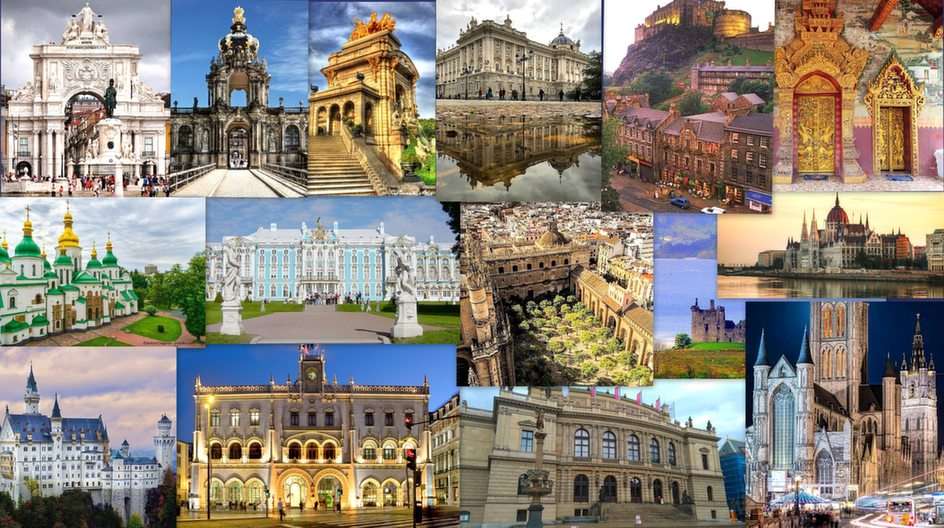 Zamki i pałace puzzle online ze zdjęcia