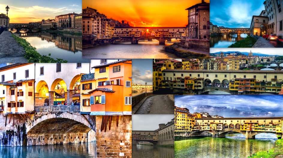 Florencja-collage puzzle ze zdjęcia