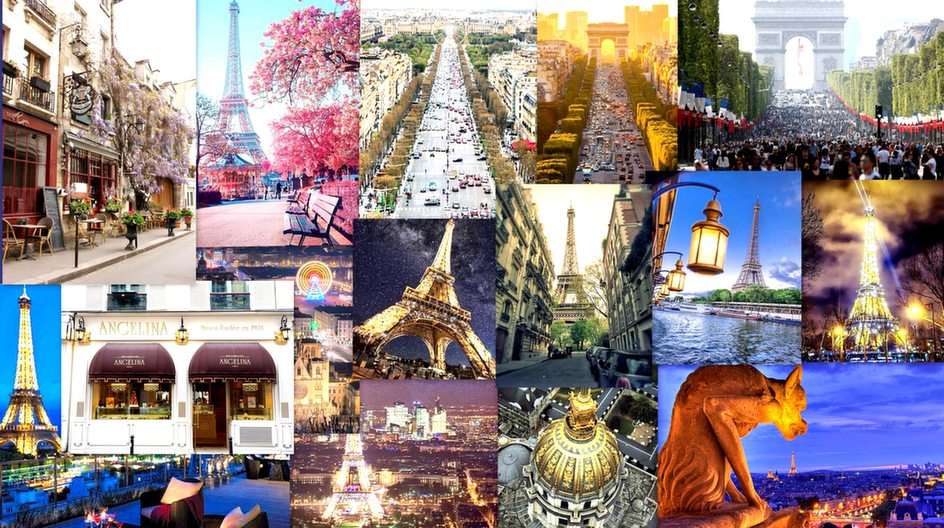 Paryż puzzle online