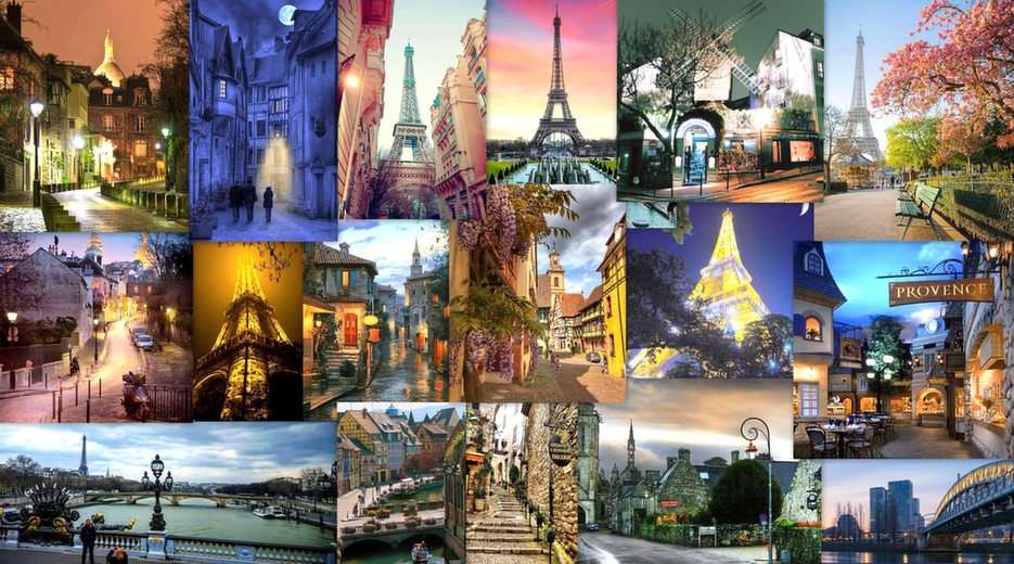 Paryż puzzle online