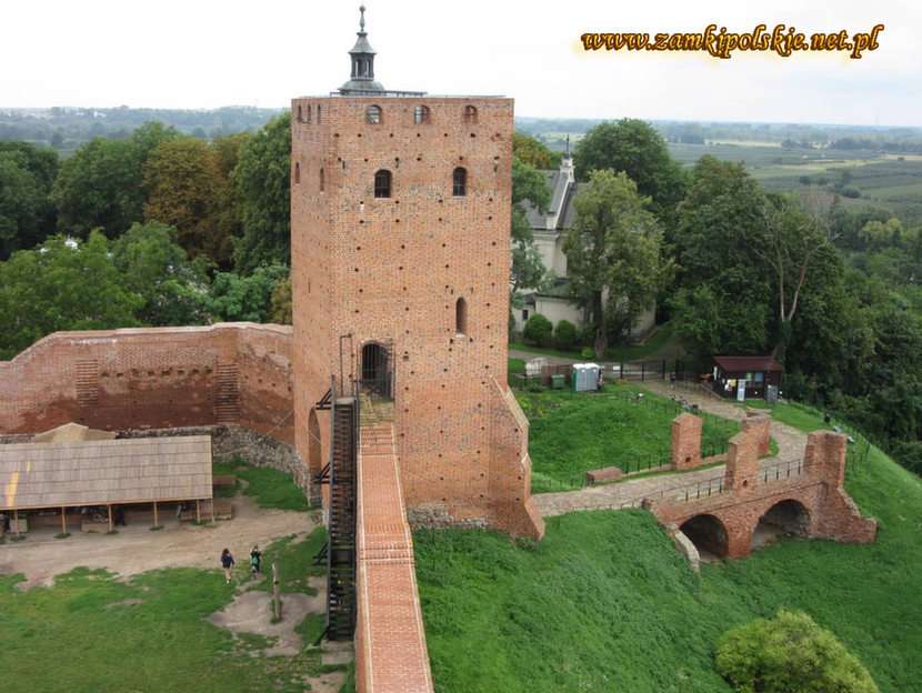 Zamek w Czersku puzzle online ze zdjęcia