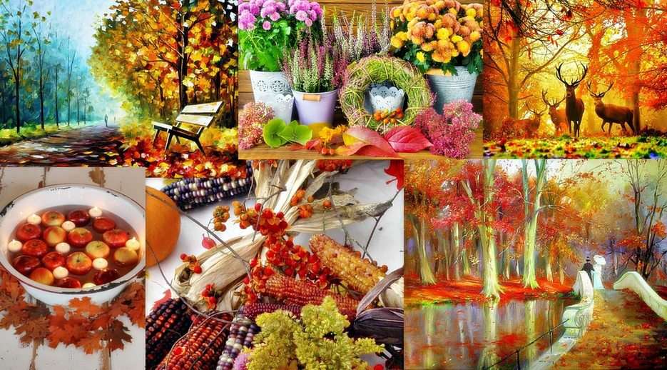 Jesiennie puzzle online ze zdjęcia