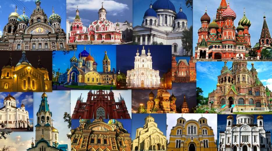 Świątynie Rosji puzzle online