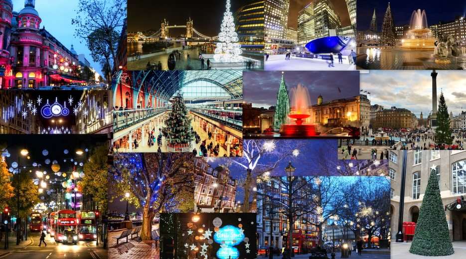 Londyn świąteczny puzzle