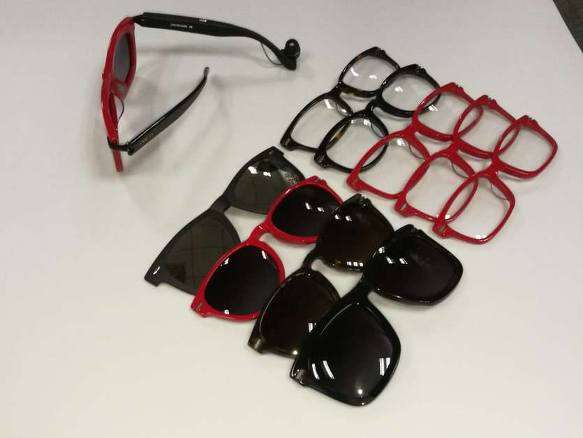 inteligentne okulary zdejmowane przez Bluetooth puzzle online