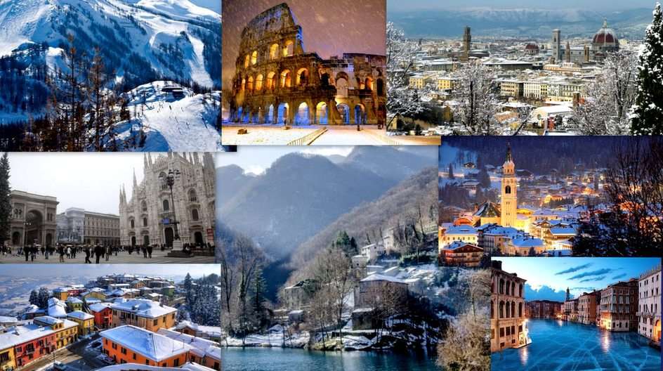 Zima we Włoszech puzzle online ze zdjęcia