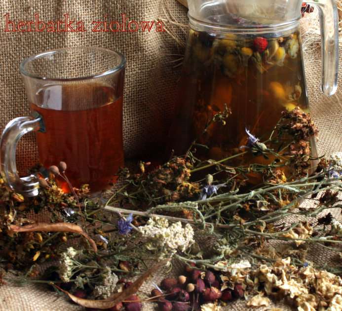 herbatka ziołowa puzzle online ze zdjęcia