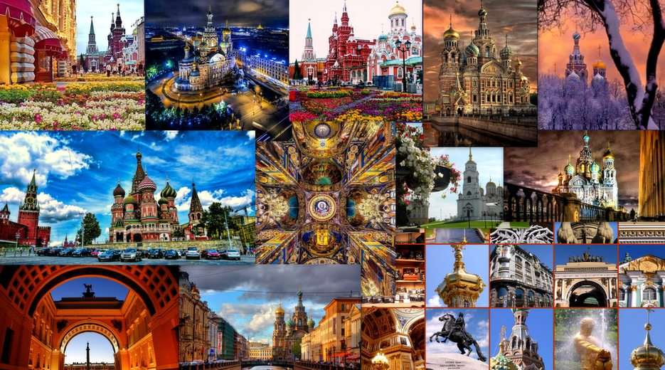 Moskwa puzzle online ze zdjęcia