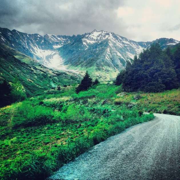 Góry Alaski puzzle online ze zdjęcia