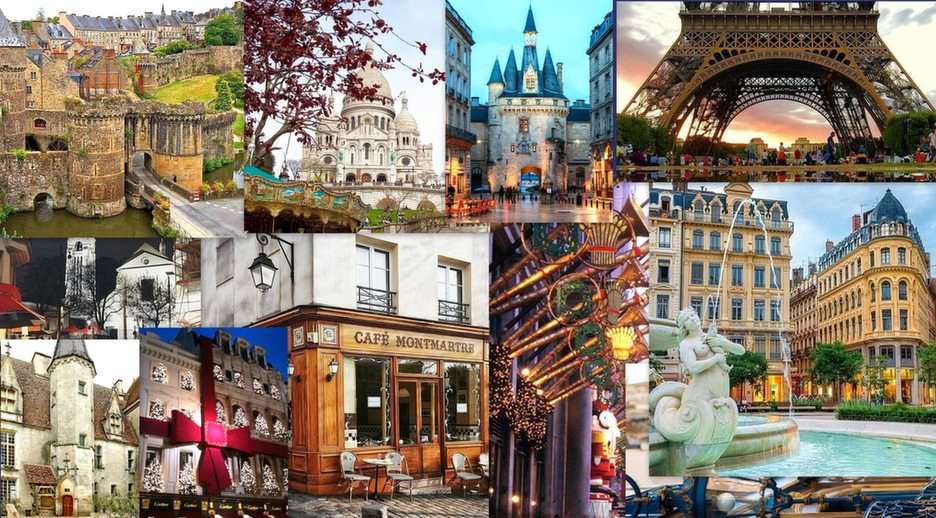 Paryż puzzle ze zdjęcia