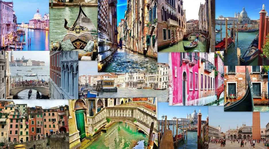 Wenecja-collage puzzle online
