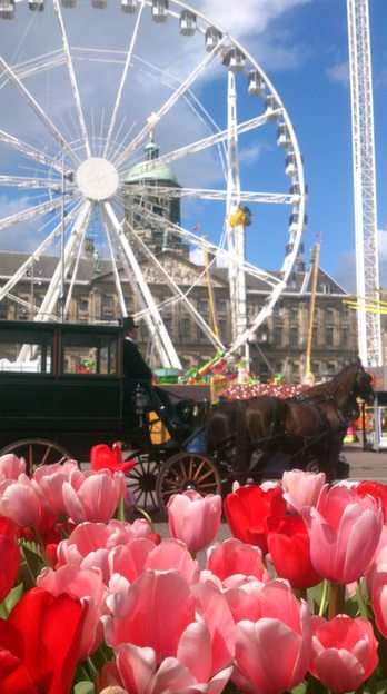 Wiosna w Amsterdamie puzzle online ze zdjęcia