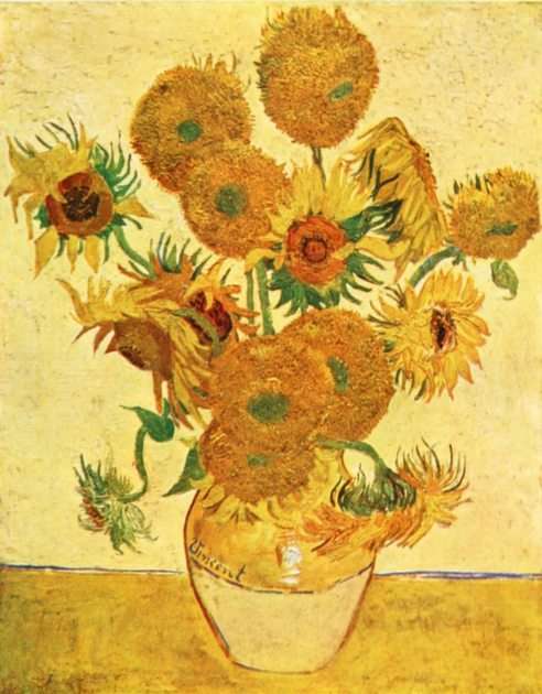 Słoneczniki Van Gogha puzzle online