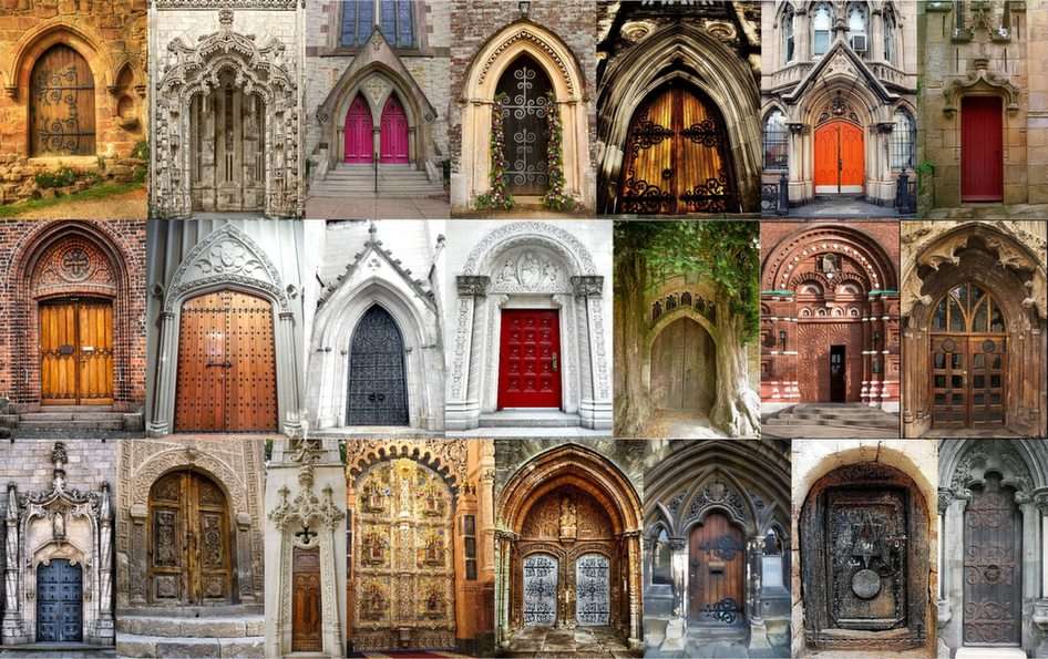 Kościoły Drzwi puzzle online ze zdjęcia