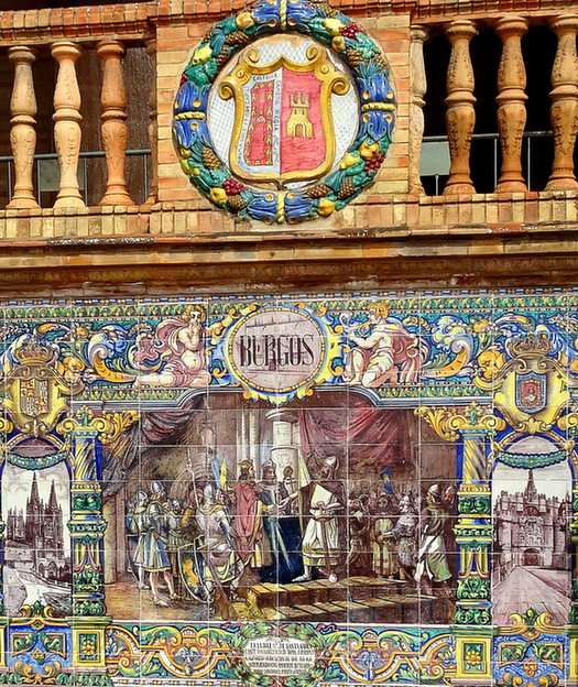 Plac Hiszpański- Burgos puzzle online ze zdjęcia