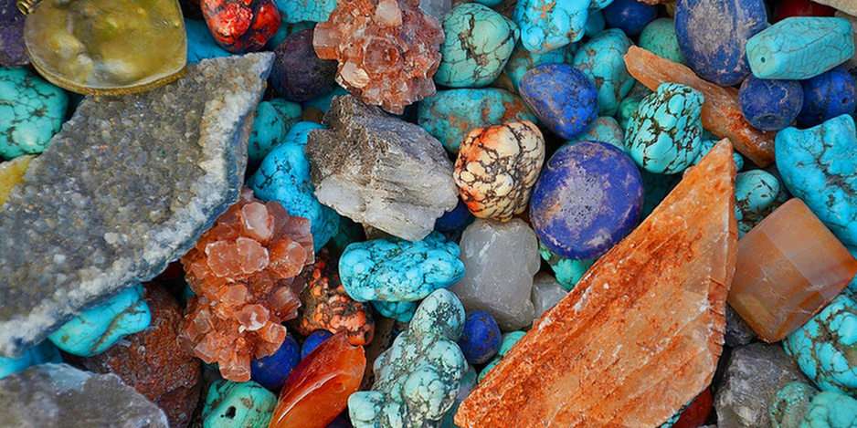 Mineralien puzzle online ze zdjęcia