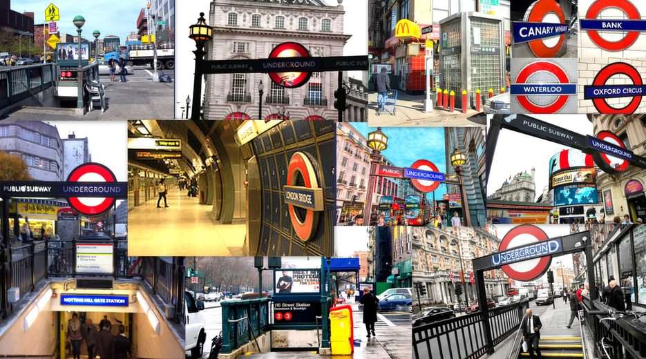 Londyn -metro puzzle online