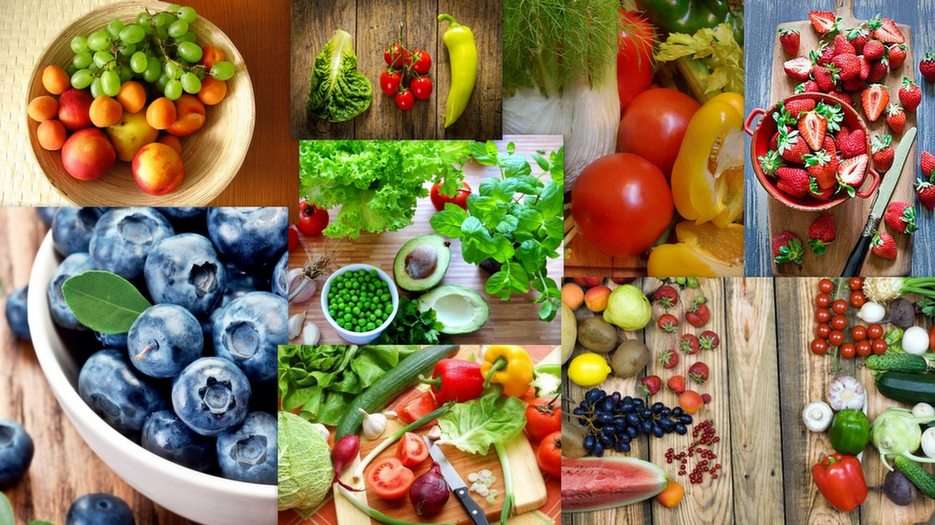 Warzywa i owoce puzzle online ze zdjęcia
